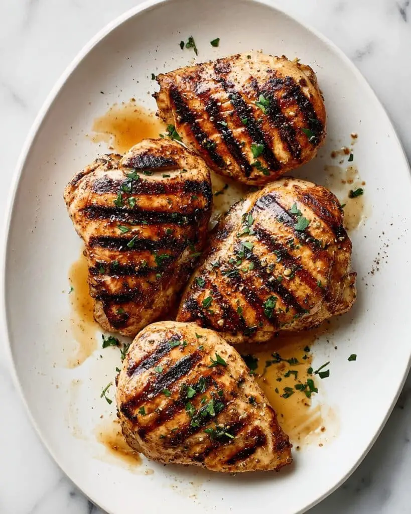Juicy Grilled Chicken Breast Marinade in Italian Dressing Recipe