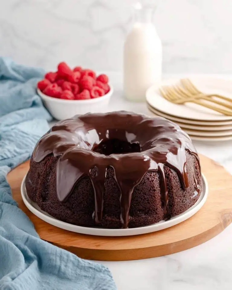 Decadent Chocolate Bundt Cake with Rich Ganache Icing Recipe