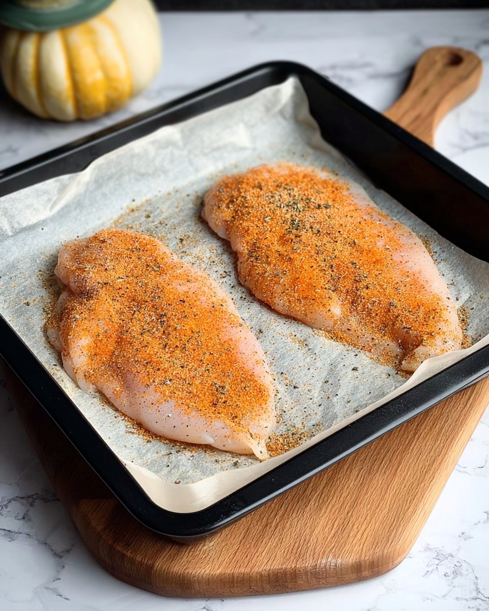 The image shows an open sandwich on a wooden board with a white marbled background. The sandwich has three layers on the bottom slice of toasted bread: first, a creamy spread, second, a golden brown crispy patty, and third, a melted white cheese layer that drapes over the patty. On top of the cheese is a fresh, creamy salad made of green leafy pieces mixed with white dressing, and the salad is covered with a thick layer of finely grated white cheese. The top slice of toasted bread lies beside the sandwich, with some grated white cheese scattered around the board. In the background, there is a softly glowing candle and a white pumpkin. Photo taken with an iphone --ar 4:5 --v 7