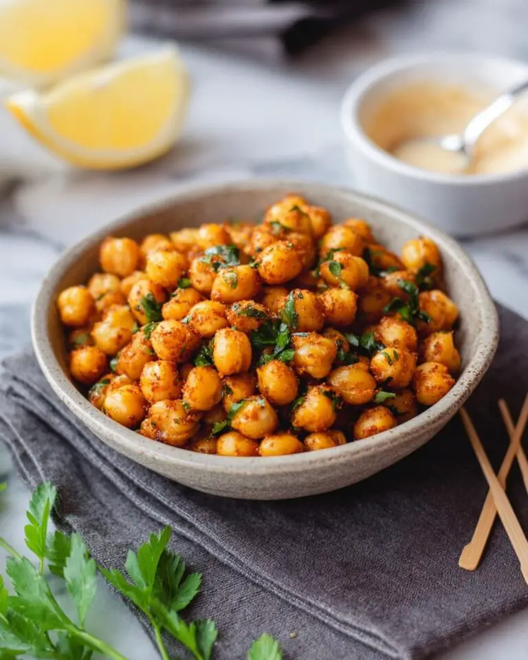 Pan Fried Chickpeas with Lemon and Paprika Recipe