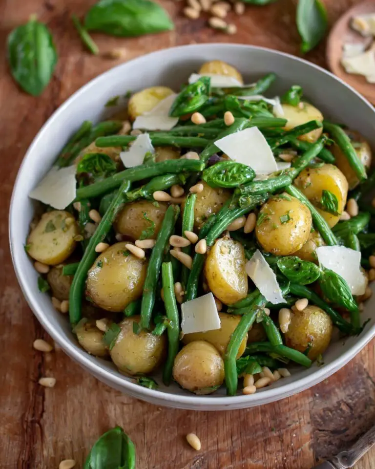 Pesto Potato Salad with Green Beans Recipe