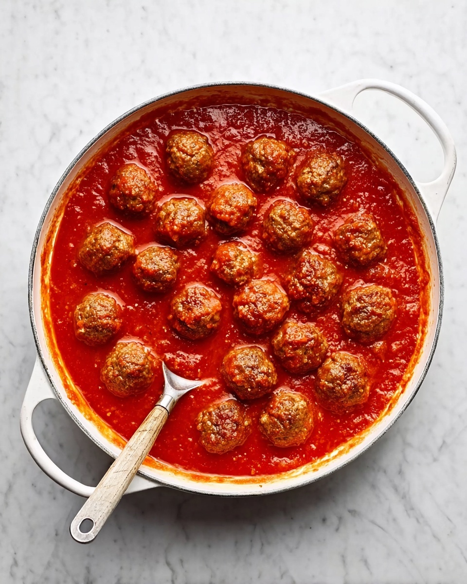 The image shows three sandwiches placed on a light brown wooden surface. Each sandwich has a soft, golden brown bun sliced open to hold the fillings. Inside, there are thick round white cheese slices melting slightly, bright red tomato sauce with a textured look, and large brown meatballs. Fresh green basil leaves are scattered on top, along with white grated cheese sprinkled over the sandwiches and around them. The sandwiches are arranged in a vertical line, one above the other, showing a close-up view of their layers. photo taken with an iphone --ar 4:5 --v 7