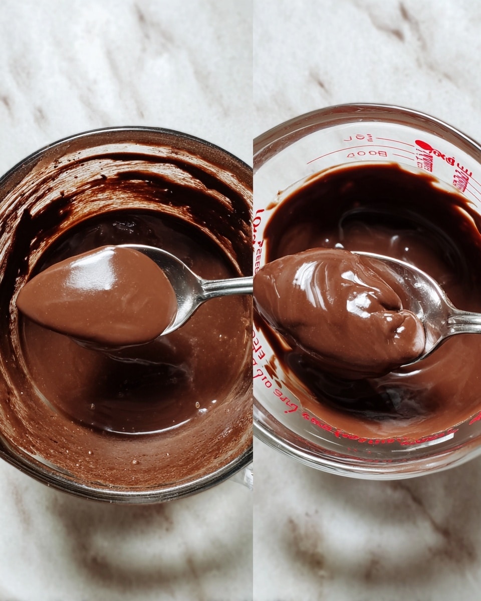 A white bowl holds two scoops of light cream-colored ice cream with a smooth, soft texture, covered by a thick layer of dark chocolate sauce that drips down the sides. Small red and white crushed peppermint pieces are sprinkled on top of the chocolate. The bowl is placed on a white marbled surface scattered with dark chocolate chips and two whole candy canes with red and white stripes. In the background, a red and white checkered cloth and a tilted clear jar filled with dark chocolate chips add depth to the scene. Photo taken with an iphone --ar 4:5 --v 7