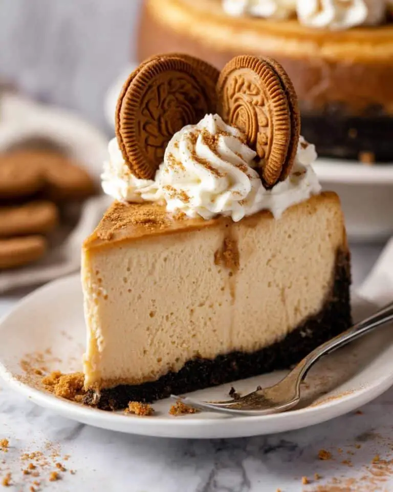 No-Bake Biscoff Cheesecake Recipe