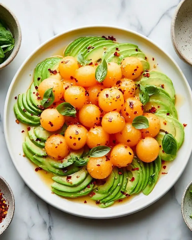 Avocado and Melon Salad with Basil and Aleppo Pepper Recipe