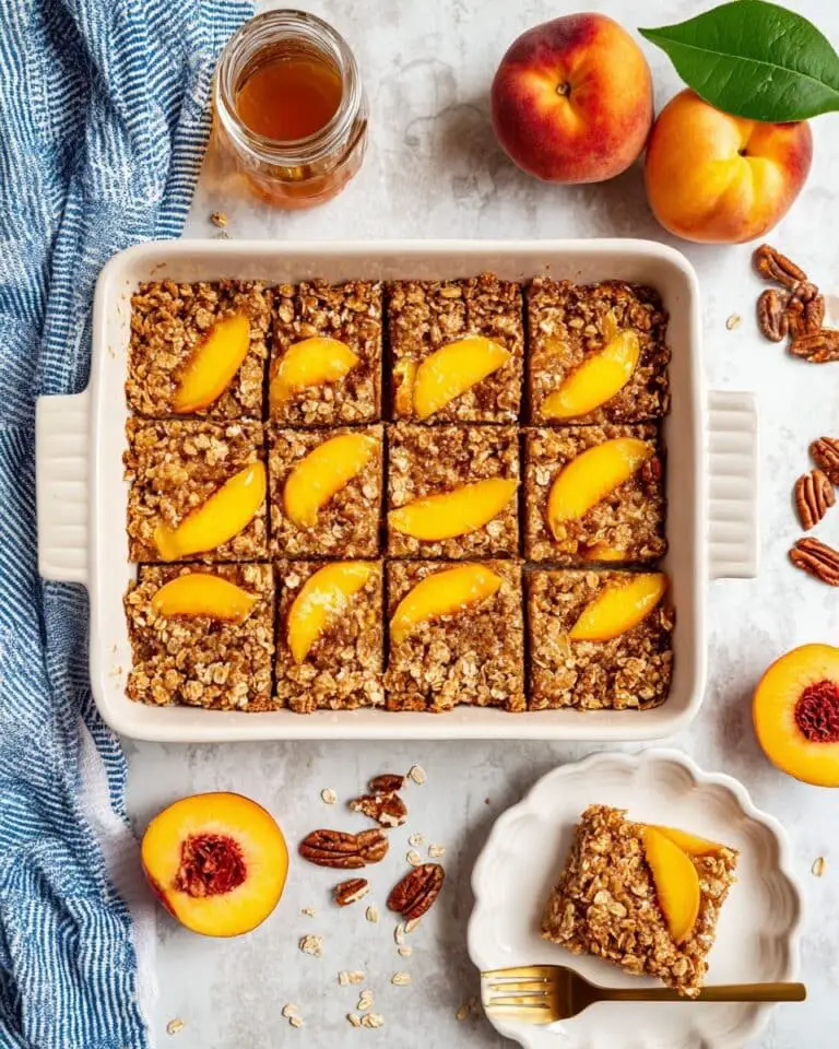 Peach Baked Oatmeal Recipe