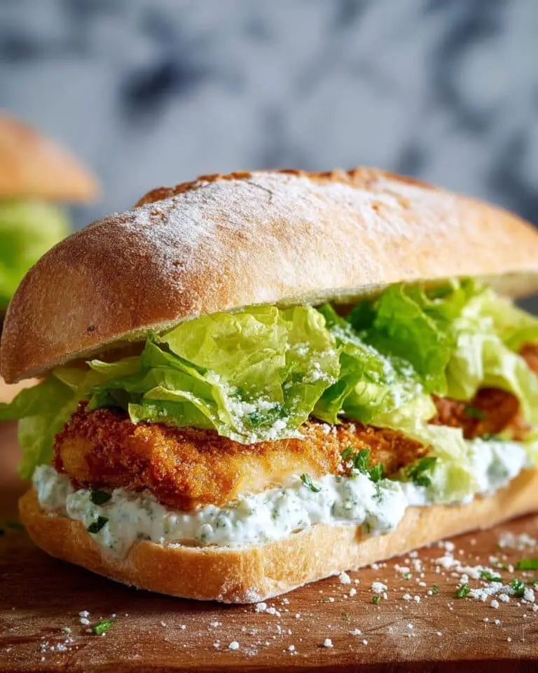 The Best Crispy Chicken Caesar Sandwich Recipe