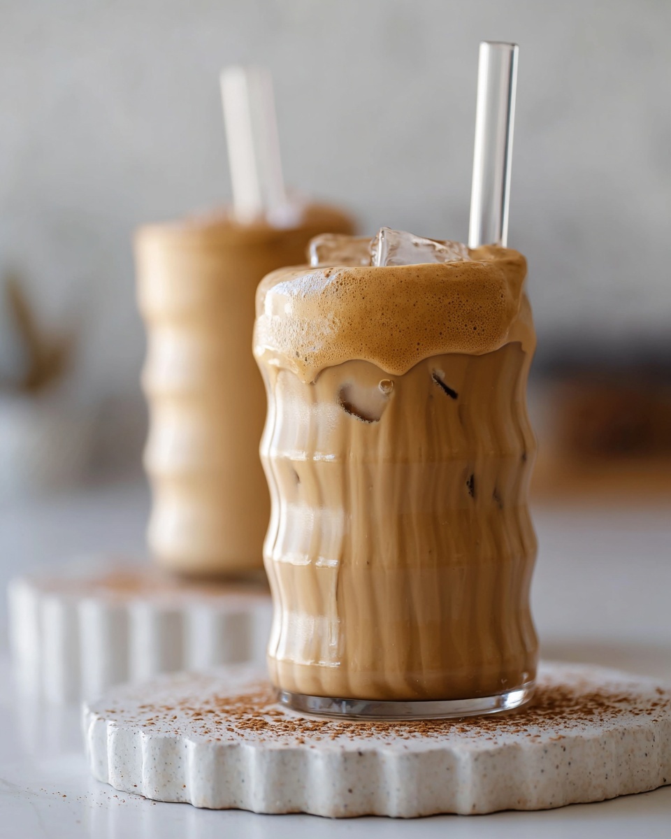 The image shows six small containers with different ingredients placed on a white marbled surface. In the center, there is a small black bowl filled with bright orange puree that has a smooth but slightly textured surface. To its top left, there's an open glass jar of dark vanilla paste with a white spoon inside. To the right of the jar is a white bowl with a beige syrup-like liquid. Below the bowl is a white bowl with a white dollop of soft, creamy substance. On the bottom left is a small white bowl with a light beige foamy liquid, and next to it is a measuring cup with a wooden handle filled with a white liquid that appears to be milk. A striped cloth is partially visible on the lower left corner. photo taken with an iphone --ar 4:5 --v 7