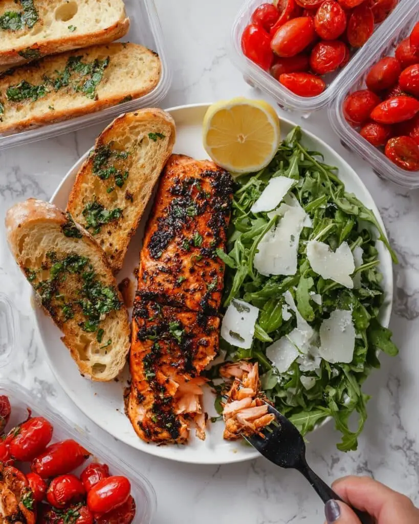 Brunch Time Garlic Butter Salmon Recipe