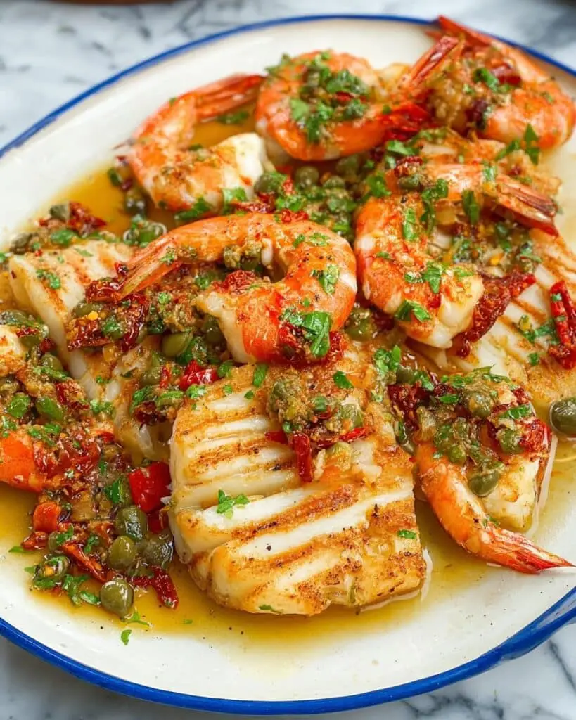 Mediterranean Grilled Shrimp and Calamari – Whole30, Paleo Recipe