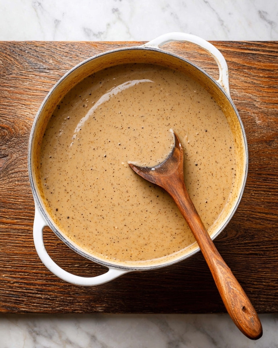A close-up view of a dark brown bowl filled with creamy orange soup, topped with a generous layer of golden brown croutons sprinkled with green herbs. The soup has a smooth texture with small specks of seasoning visible throughout. Surrounding the bowl are bright red apples and a few scattered croutons, all set on a white marbled surface with some green leaves and a burnt orange cloth partially visible. photo taken with an iphone --ar 4:5 --v 7