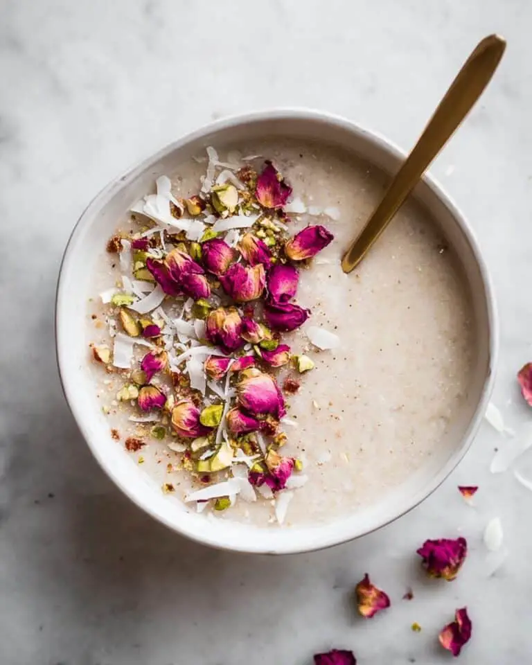 Creamy Rice Pudding with Cardamom and Saffron Recipe