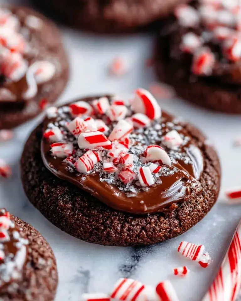 Dipped Chocolate Peppermint Cookies Recipe