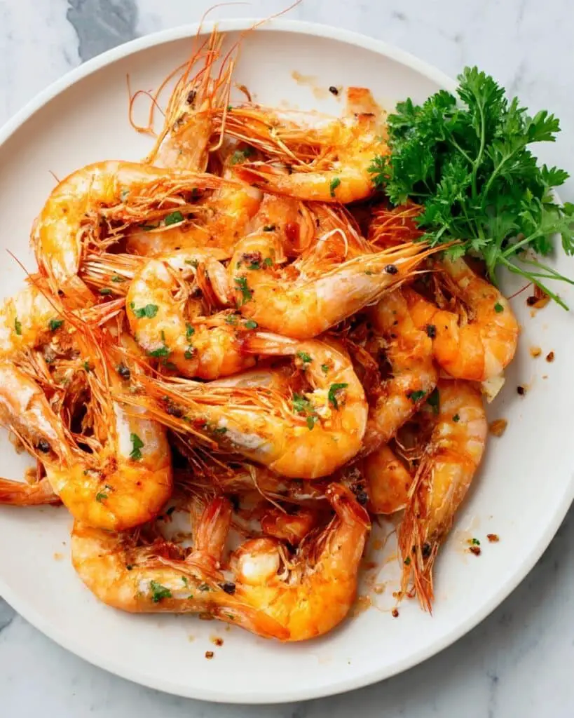 Creamy Garlic Butter Prawns Recipe