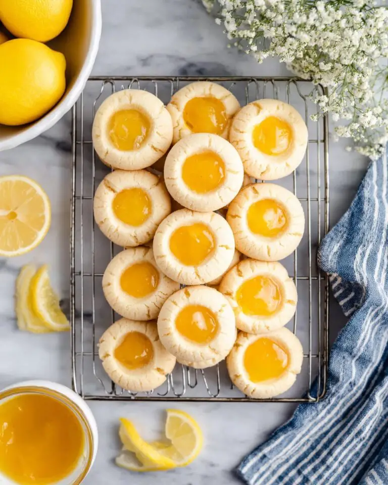 Lemon Thumbprint Cookies Recipe