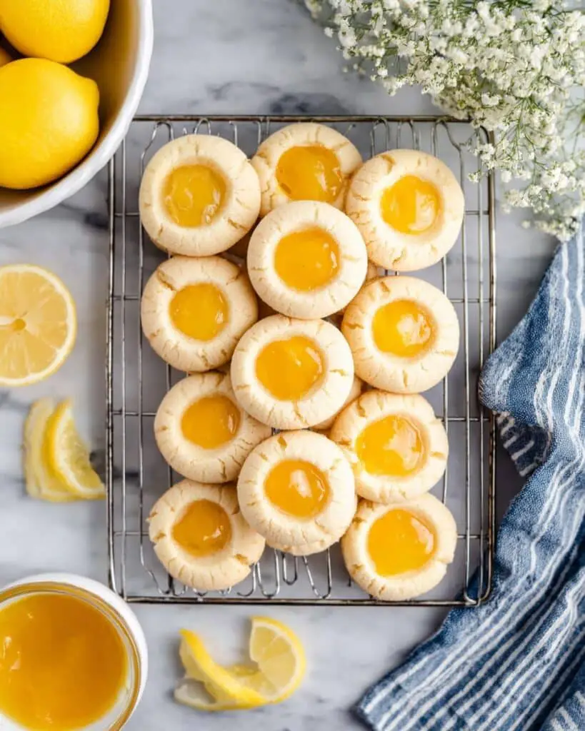 Lemon Thumbprint Cookies Recipe