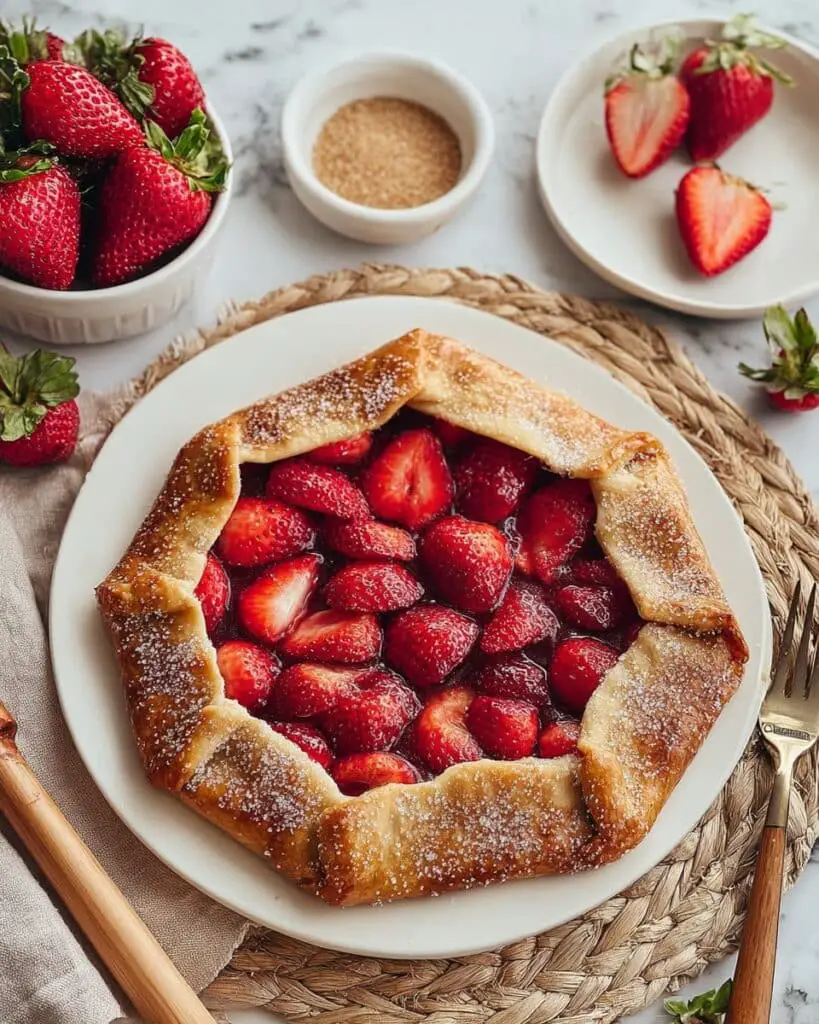 Sweet and Juicy Strawberry Galette Recipe
