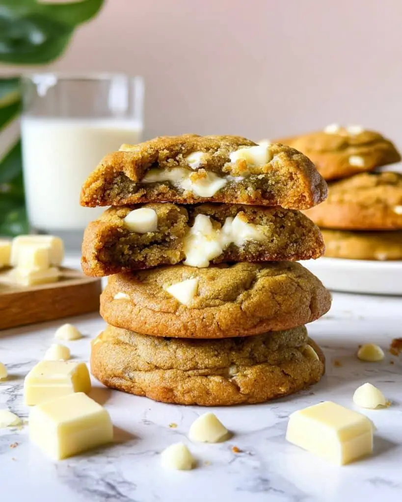 Creamy Matcha Cookies with Brown Butter and White Chocolate Recipe