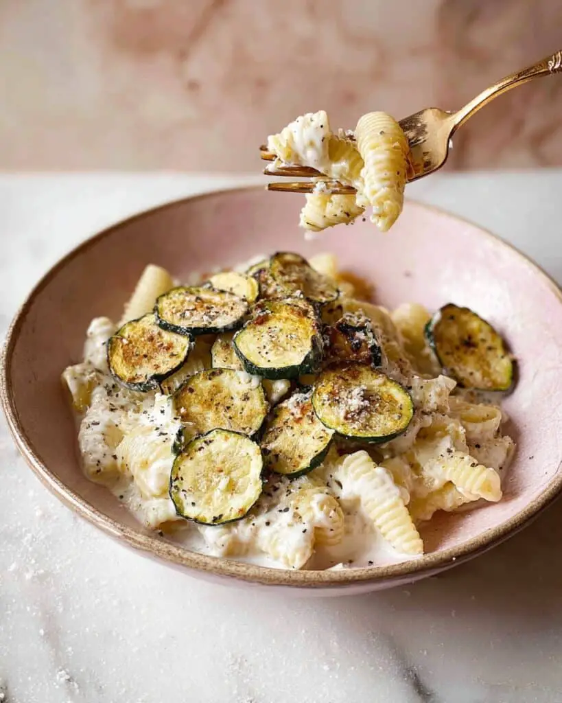 Lemon Ricotta Pasta with Zucchini Recipe