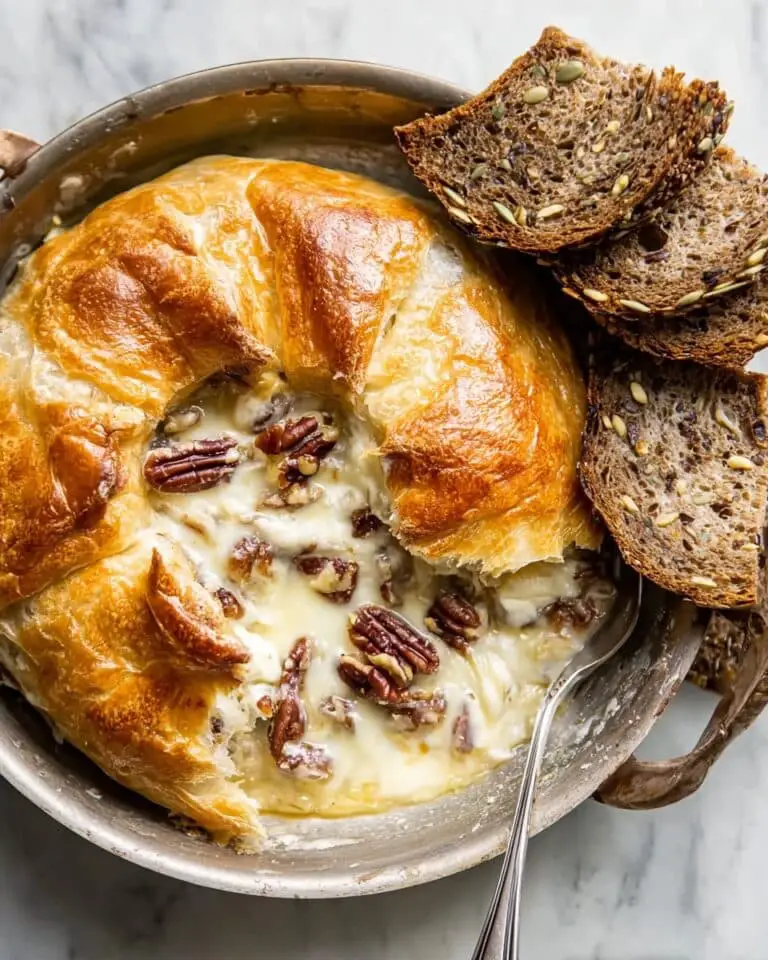 Baked Brie with Pecans and Brown Sugar Recipe