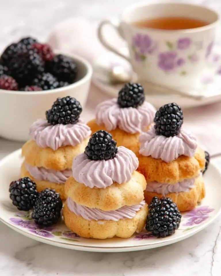 Cream Tea Scones with Blackberry Whipped Cream Recipe