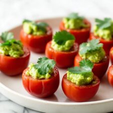Guacamole Stuffed Cherry Tomatoes Recipe