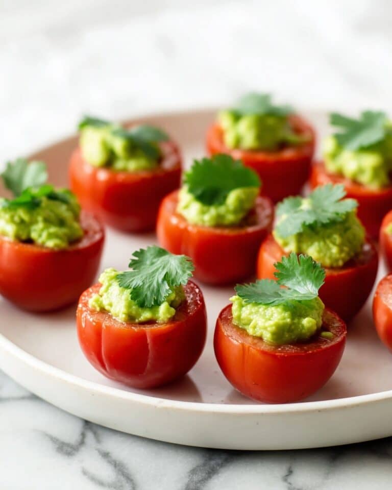 Guacamole Stuffed Cherry Tomatoes Recipe