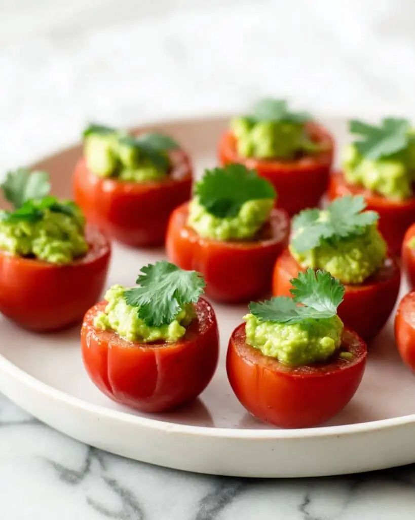 Guacamole Stuffed Cherry Tomatoes Recipe