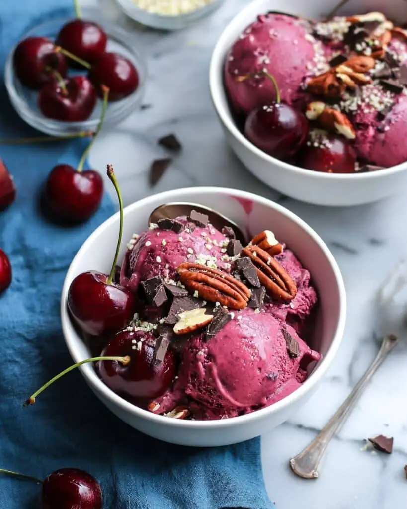 Cherry Nice Cream – Vegan and Paleo Recipe