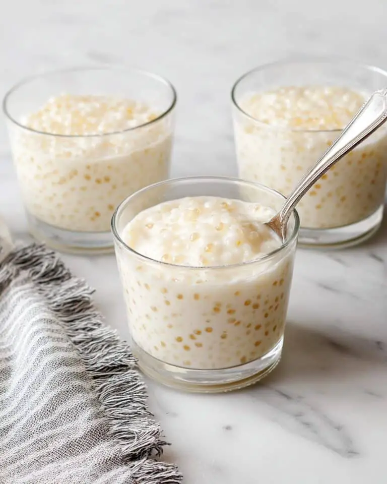 Creamy Tapioca Pudding with Honey and Vanilla Recipe
