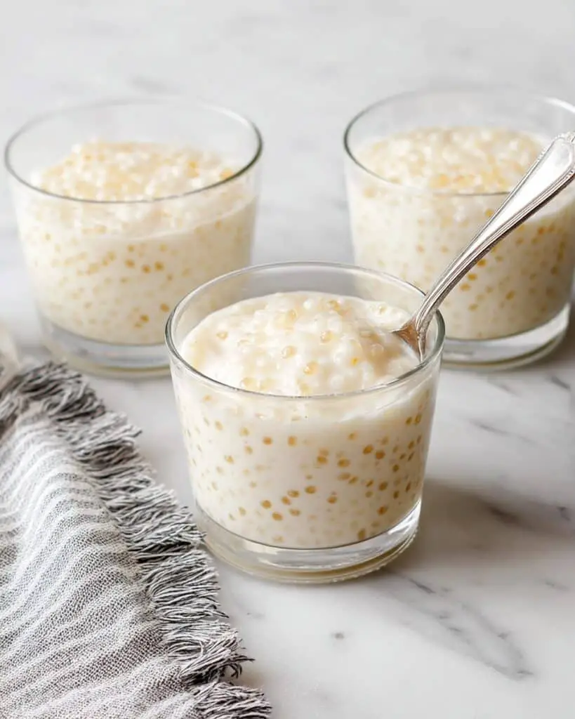 Creamy Tapioca Pudding with Honey and Vanilla Recipe