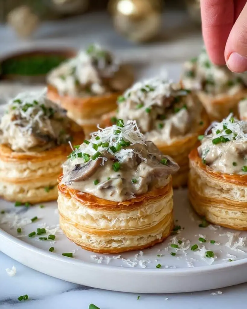 Chicken & Mushroom Vol Au Vents Recipe