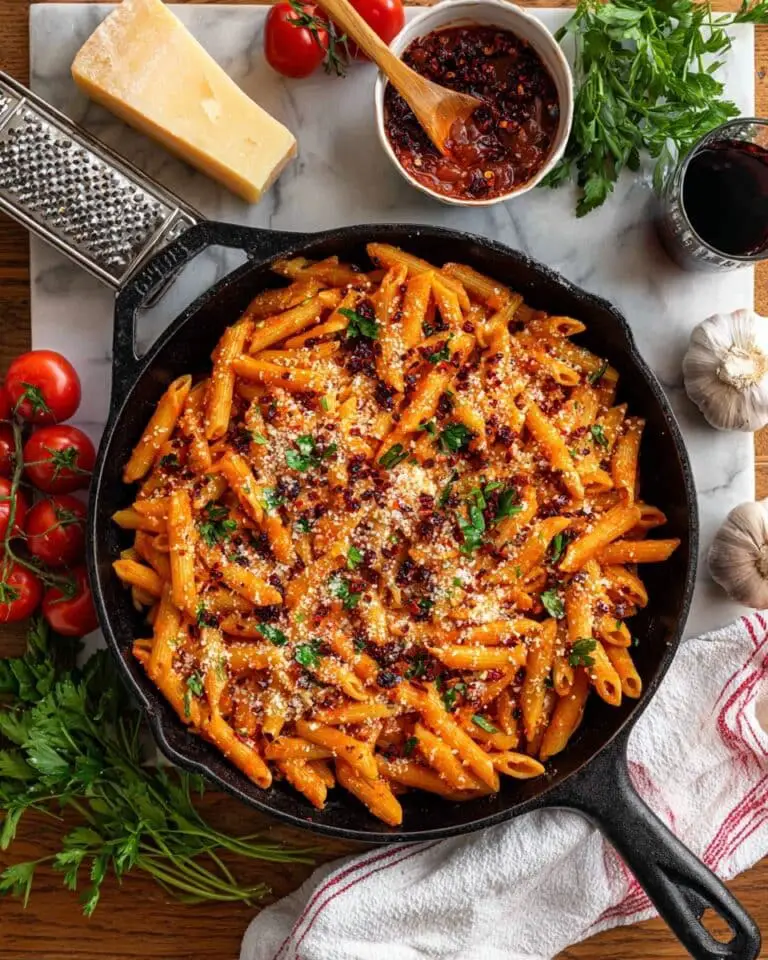 Penne Arrabbiata with Chili Crisp Recipe