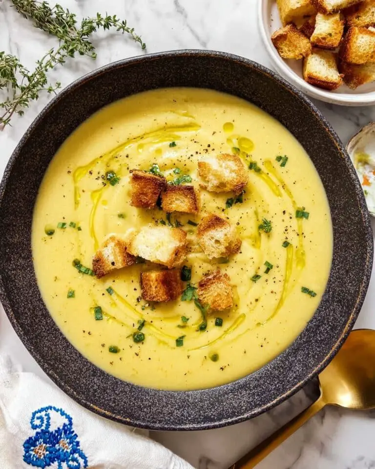 Turnip Soup with Carrots, Potatoes, and Cream Recipe