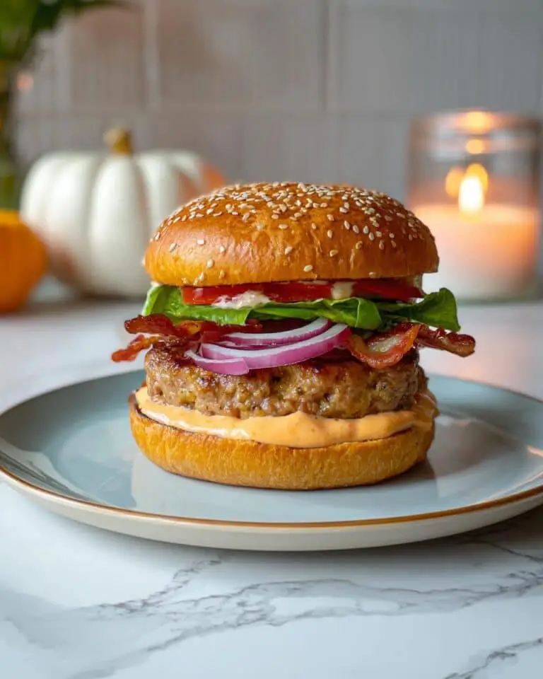 BLT Baked Chicken Burgers Recipe