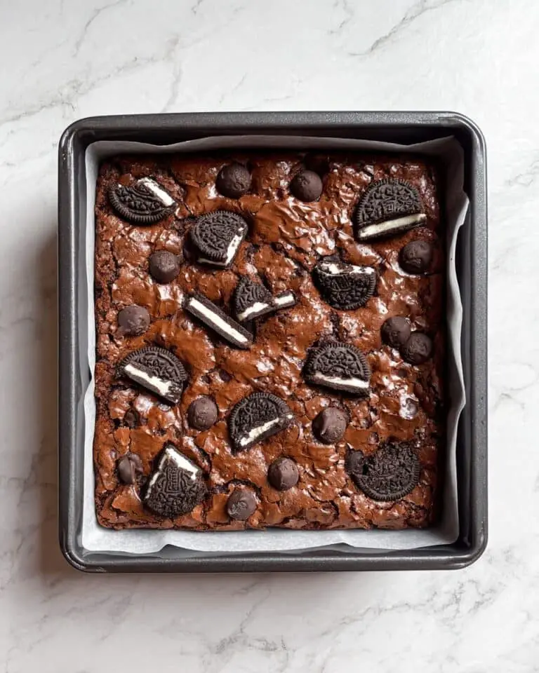 Easy Fudgy Oreo Brownies Recipe