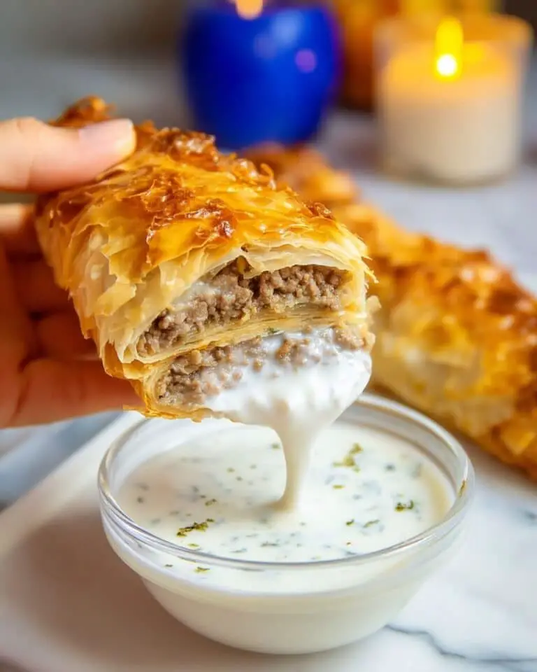 Easy Balkan Burek with Meat Filling Recipe