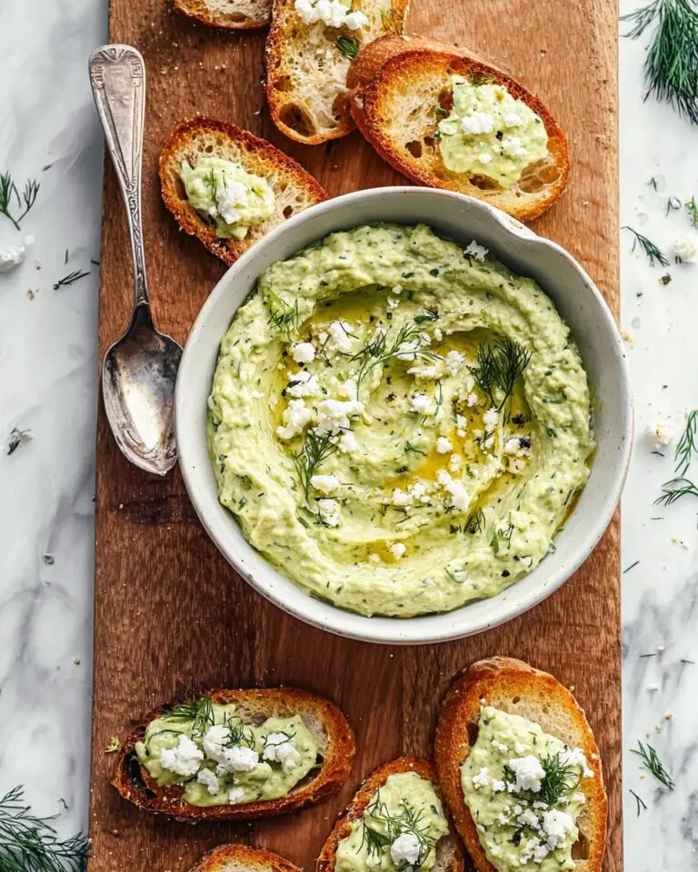 Creamy Zucchini Dip with Feta, Tahini, and Fresh Dill Recipe