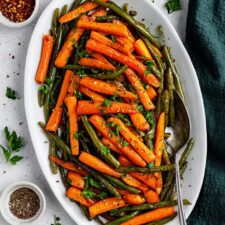 Roasted Green Beans and Carrots Recipe
