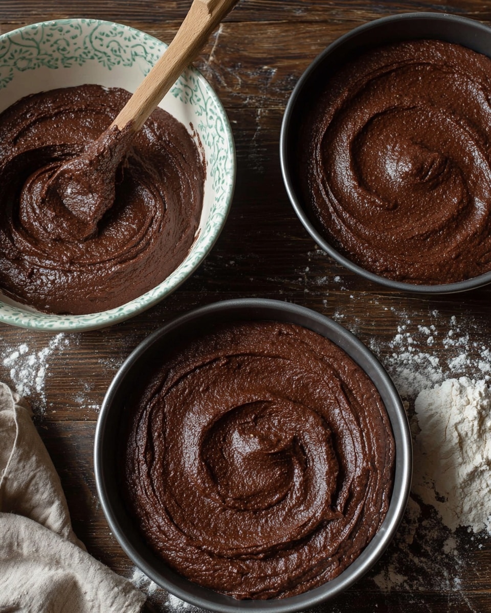 A single slice of dark brown chocolate cake with a smooth, shiny layer of chocolate frosting on top sits on a white plate. The cake has one visible layer, showing a moist and soft texture inside. A small silver spoon lies next to the slice on the plate. Behind it, the rest of the cake with the same glossy chocolate frosting is placed on a round wooden board with a scalloped edge, lying on a white marbled surface. The background is softly blurred, highlighting the rich chocolate cake as the main focus photo taken with an iphone --ar 4:5 --v 7
