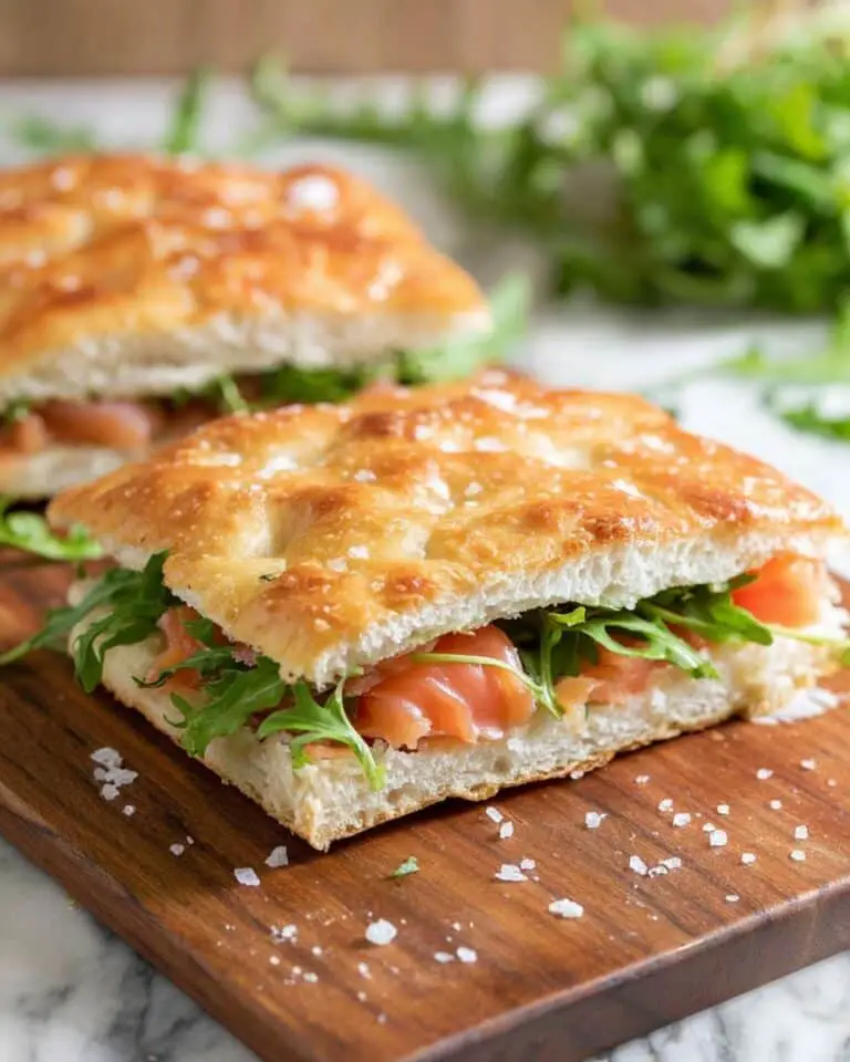 Caprese Focaccia Sandwich Recipe