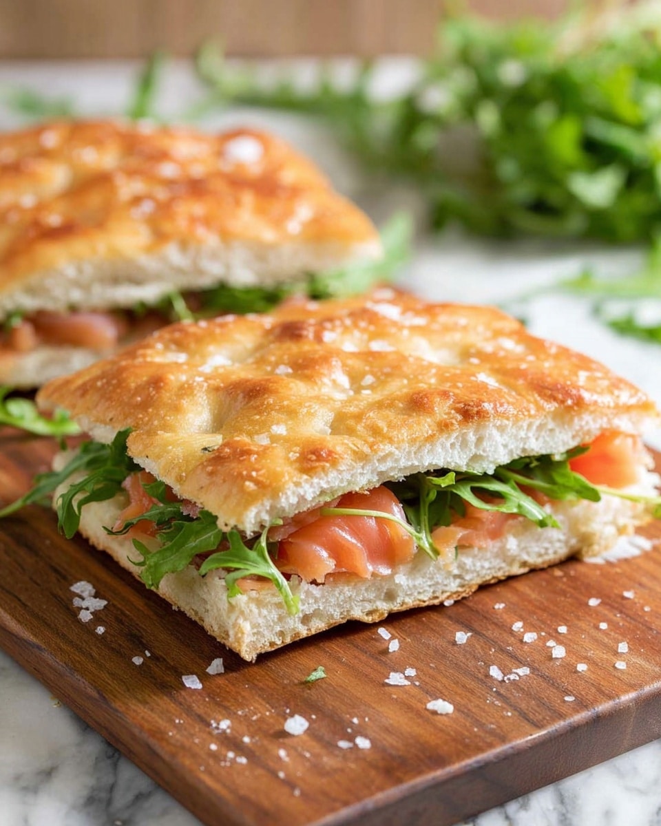 Caprese Focaccia Sandwich Recipe