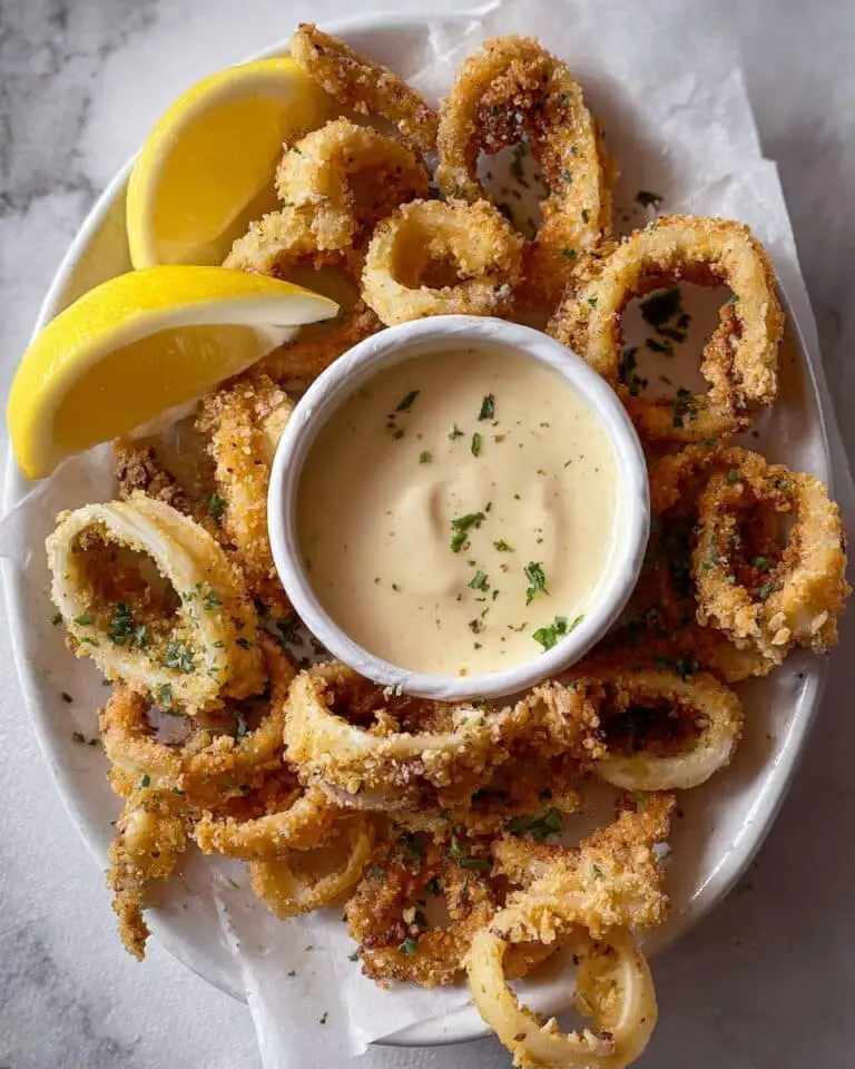 Crispy Fried Calamari with Garlic Aioli Recipe
