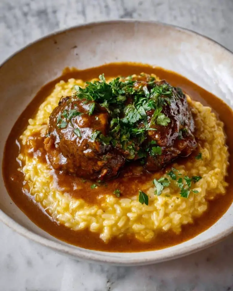 Osso Buco With Gremolata & Saffron Risotto Recipe