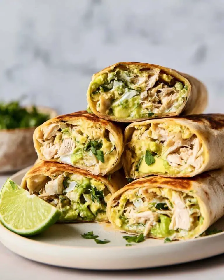 Chicken Avocado Wraps Recipe