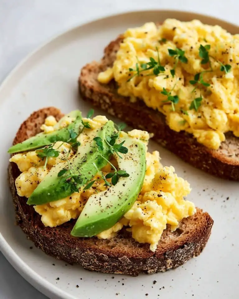 Microwave Scrambled Eggs with Cheddar Recipe