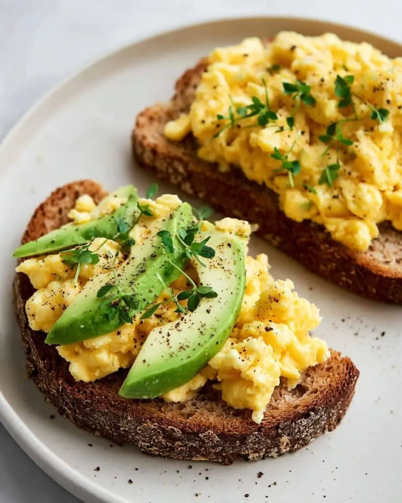 Microwave Scrambled Eggs with Cheddar Recipe