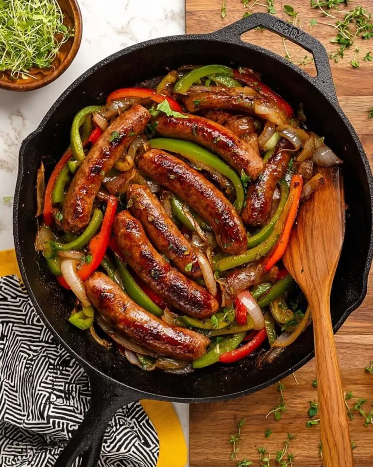 Andouille Sausage with Peppers Recipe