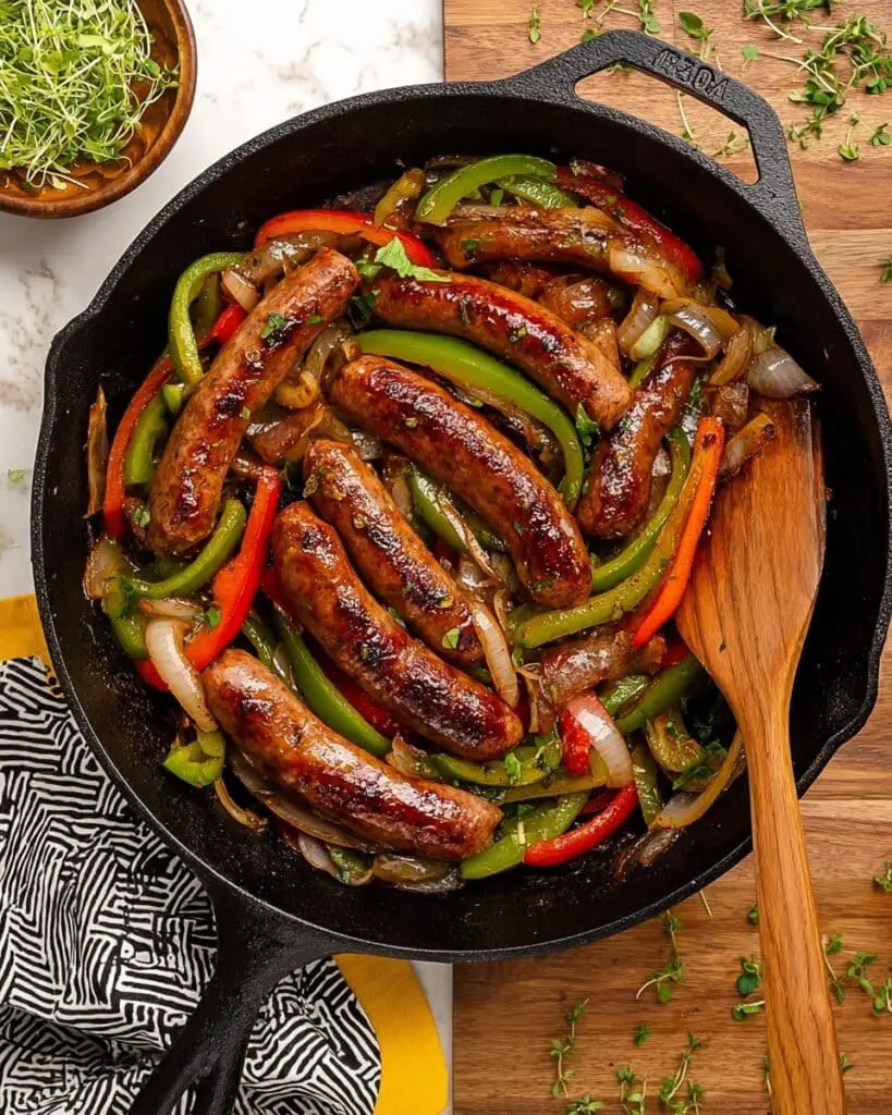 Andouille Sausage with Peppers Recipe