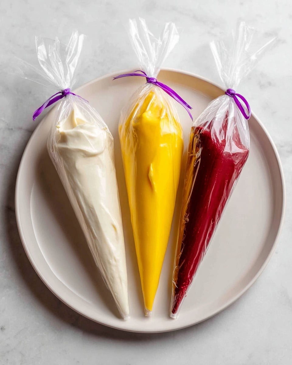 Three round white meringue nests sit on a white plate with a white marbled-texture surface underneath. Each nest has one layer of crispy meringue with a smooth, creamy dollop of white filling on top. The filling is topped with a fresh red raspberry, light green mint leaves, and sprinkled crushed pistachios. More raspberries and mint leaves are scattered around the plate, with some crushed pistachios and light dustings of powdered sugar adding extra texture on the plate. photo taken with an iphone --ar 4:5 --v 7